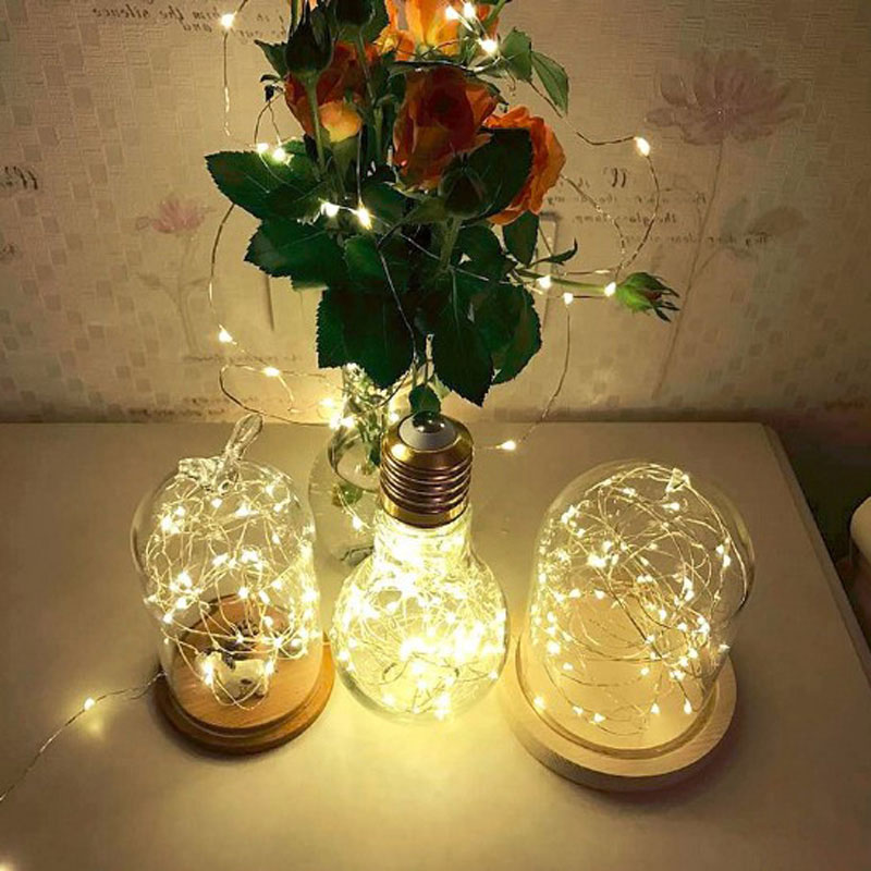 Đèn đom đóm Fairy Light chuỗi dây đồng trang trí