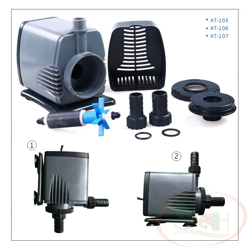 Máy bơm Atman AT 105S, 106S, 107S Water Pump thổi nước chìm bể cá tép thủy sinh