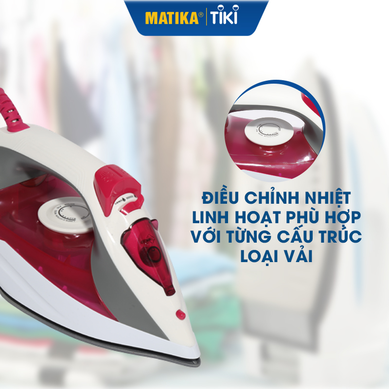 Bàn Là Hơi Nước MATIKA Cầm Tay MTK-2916 - Hàng chính hãng