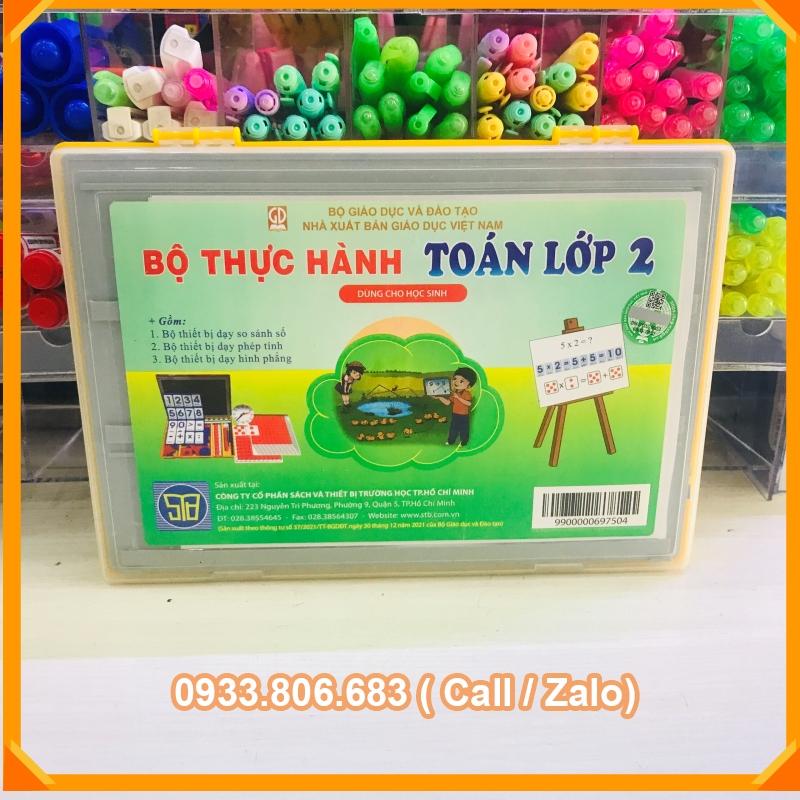 bộ thực hành toán lớp 2 theo chan trời sáng tạo(bộ 2 hộp){siêu hot)