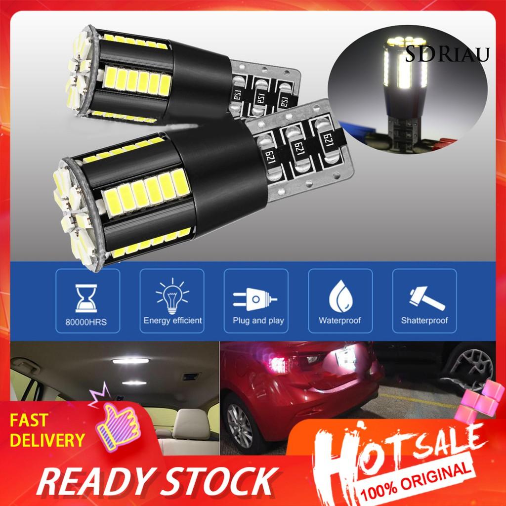Set 10 Bóng Đèn Led T10 3014 6000k Siêu Sáng Dành Cho Ô Tô