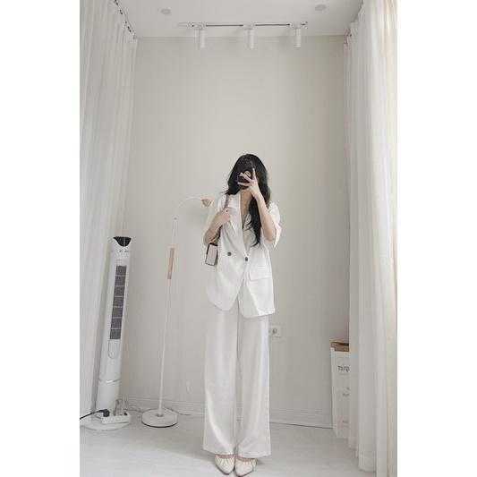 Set blazer cộc siêu hàn quốc by Samhyewear