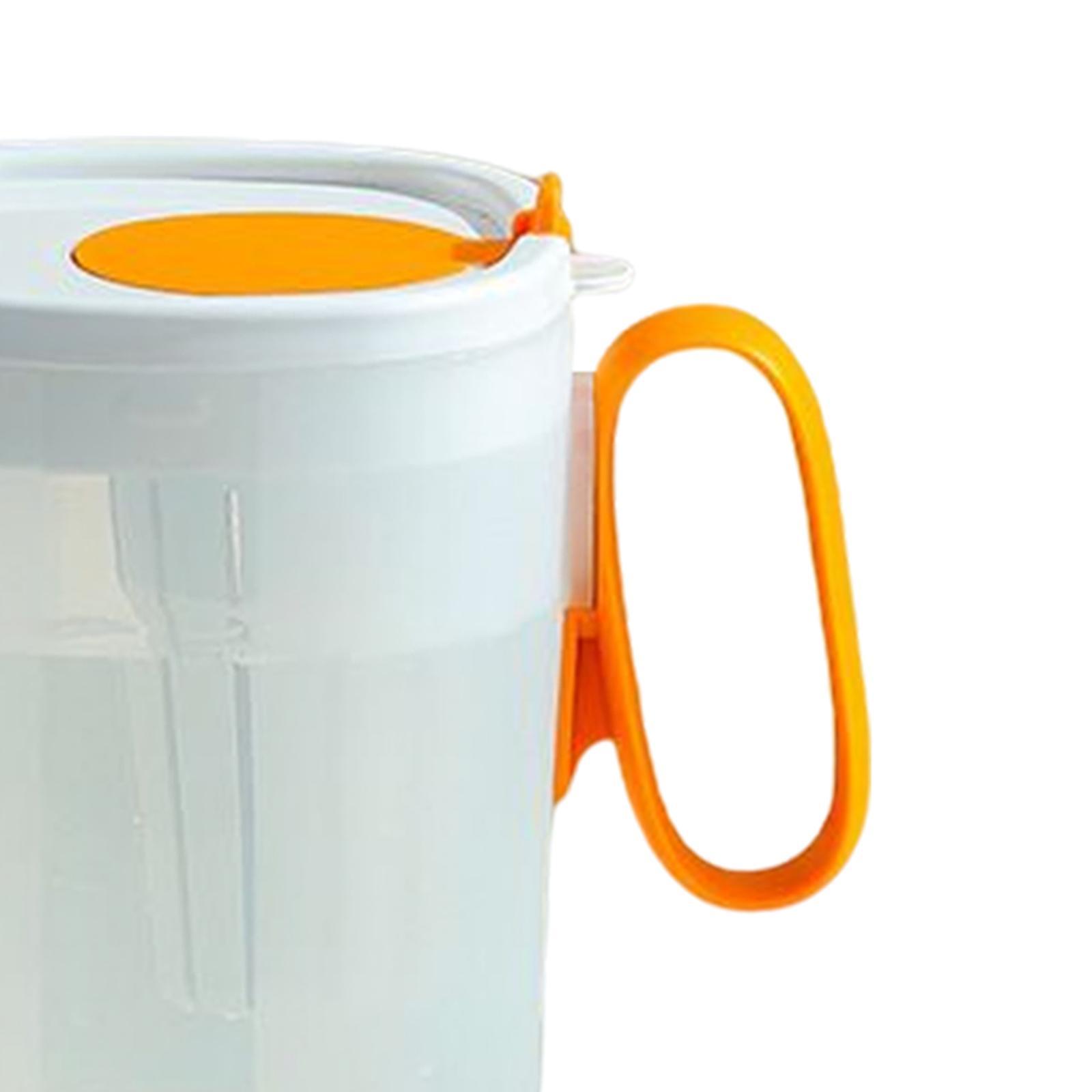 Fridge Pitcher, Water Fridge Pitcher with Lid, Lemonade, Iced Tea, Milk, Cocktails, Beverages Juice Jug, with Tea Filter, 2200ml. Extra Large