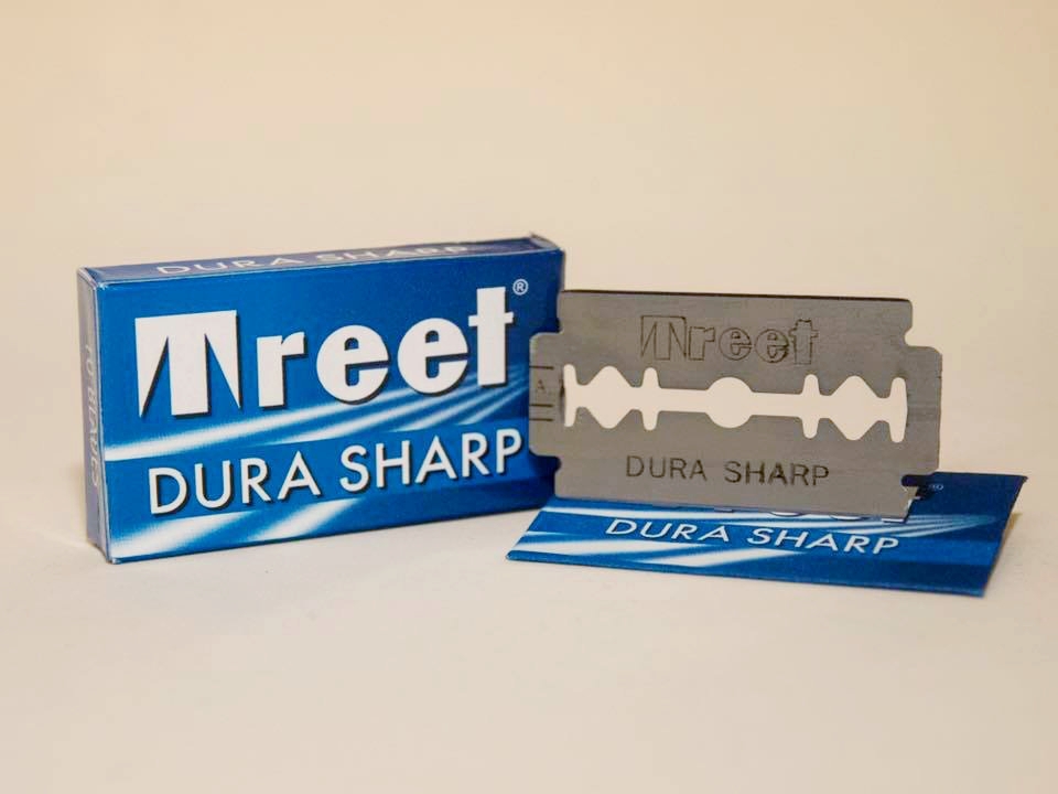 Lưỡi lam Treet xanh (Dura Sharp) Hộp 100 lưỡi + Quà tặng dùng thử