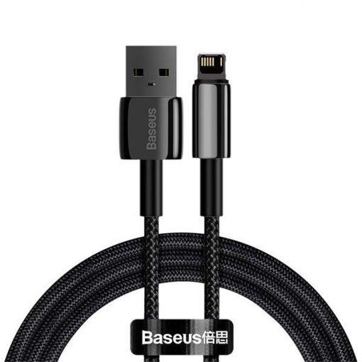 Baseusmall _ Cáp sạc nhanh siêu bền Baseus Tungsten Gold 2.4A USB (1m,2m) 480Mbps (Hàng chính hãng)