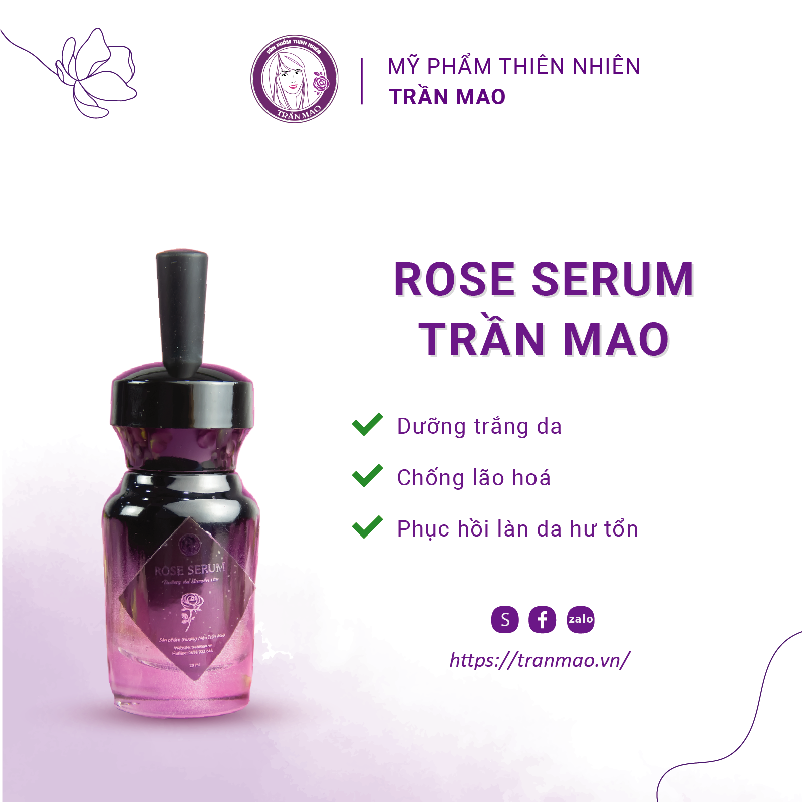 Rose Serum Trần Mao