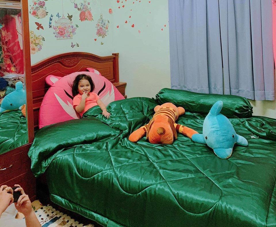 BỘ 5 MÓN CHĂN GA GỐI PHI LỤA XANH KÉT