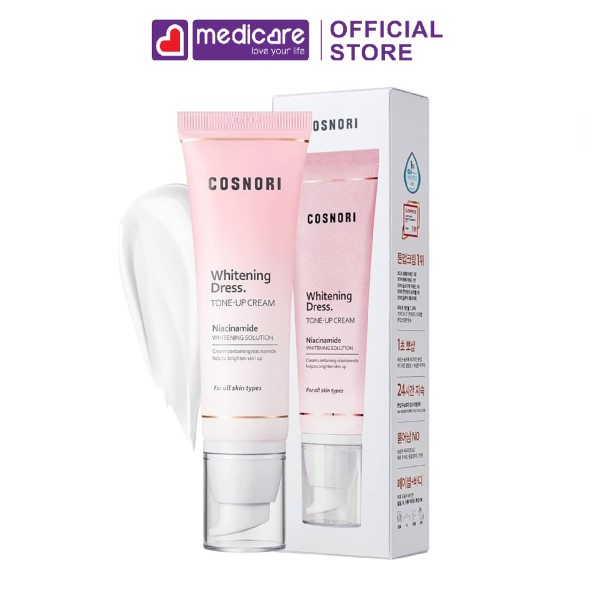 Kem dưỡng COSNORI nâng tone sáng da whitening dress niacinamide 50ml