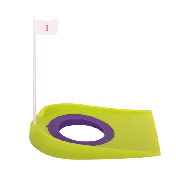 Golf Regulation Putting Cup Hole W/ Flag Golfer Outdoor Indoor Practice Putting