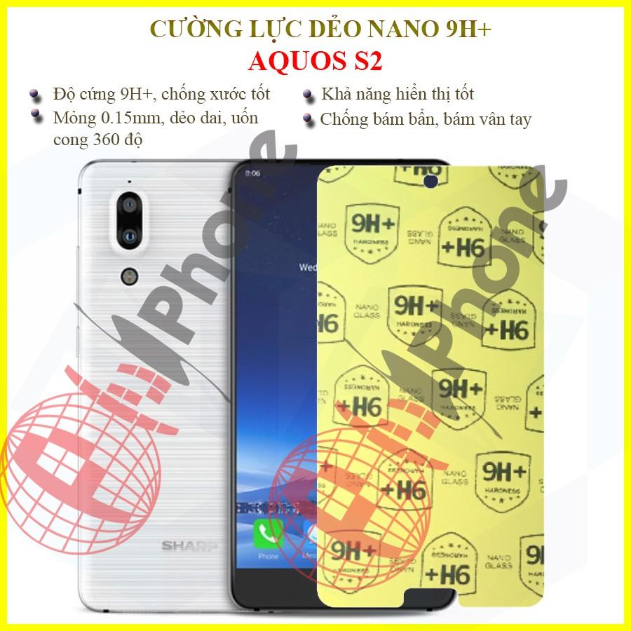 Dán cường lực dẻo nano  dành cho Sharp Aquos S2