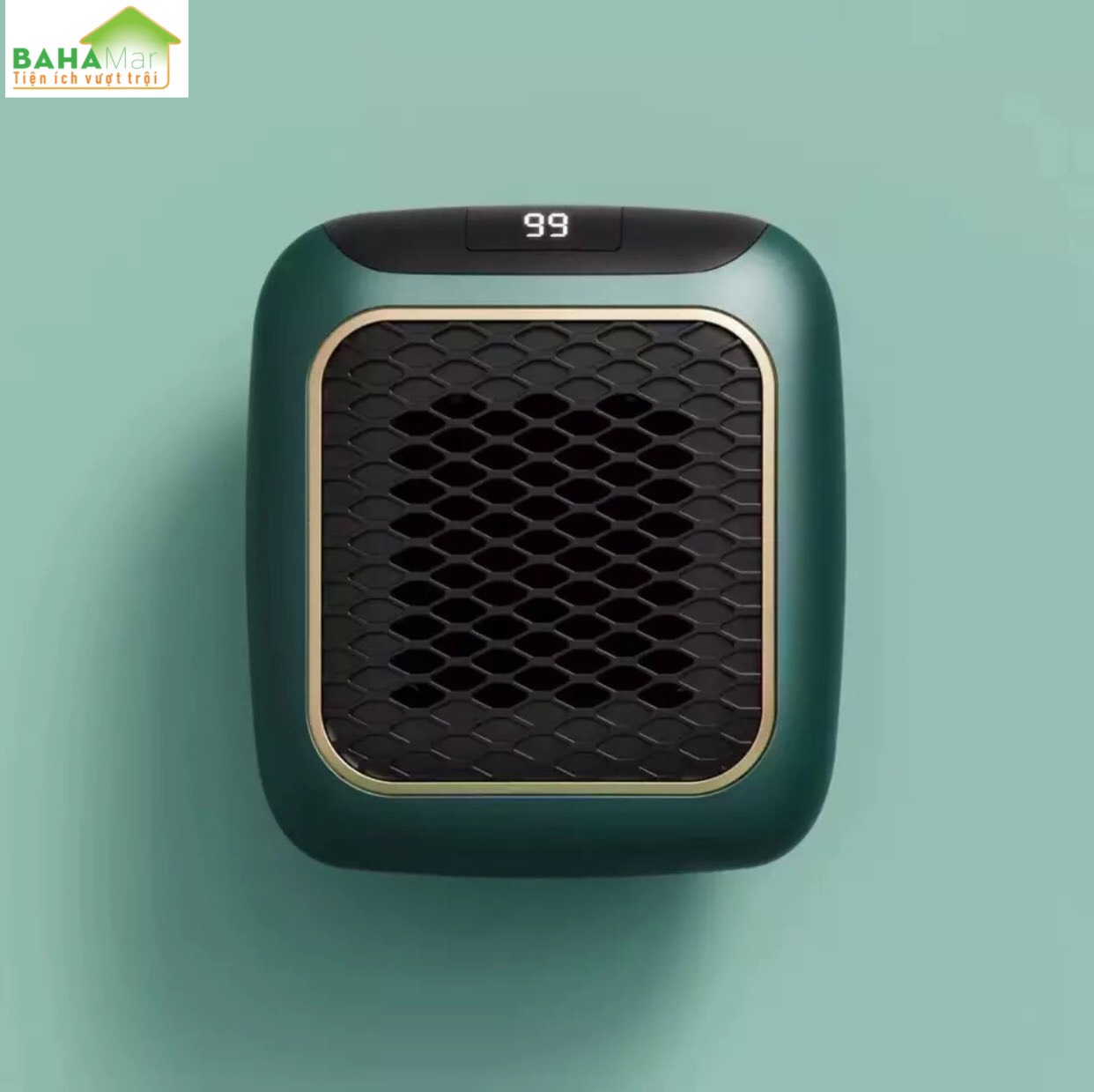 QUẠT SƯỞI MINI PTC LÀM NÓNG NHANH TẢN NHIỆT ĐỀU MANG KHÔNG KHÍ ẤM ÁP "BAHAMAR" Điều khiển từ xa không dây, ấm áp và thoải mái