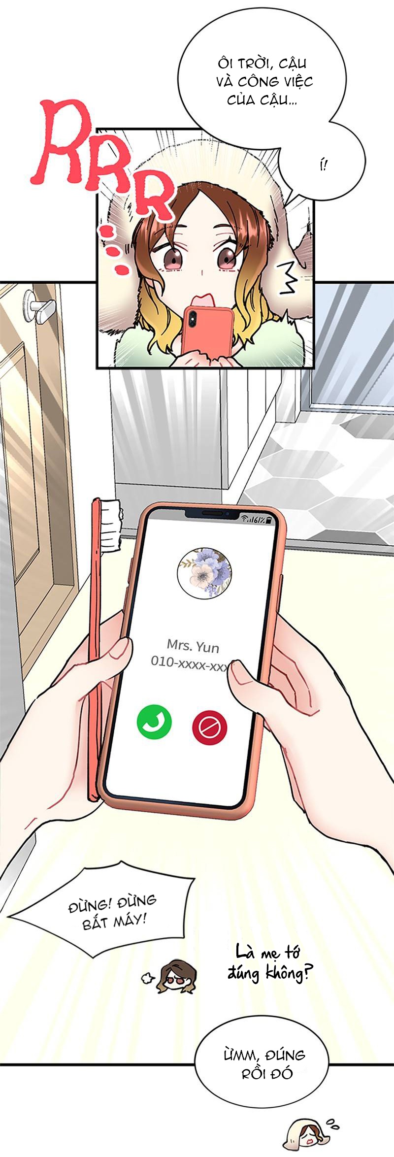 tiền bối, đừng đánh màu son đó! chapter 1 15