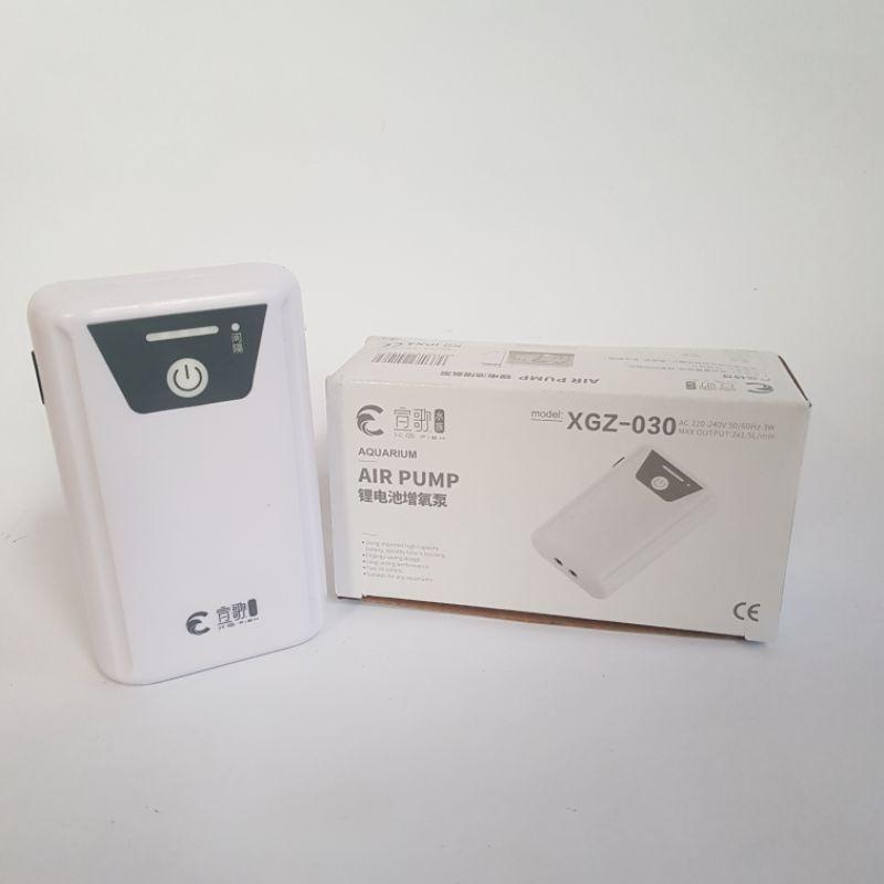 Máy Sủi Oxy Tích Điện 2 Vòi 3W - 2x1.5Lít/Phút -Bơm oxy tự động bật khi mất điện