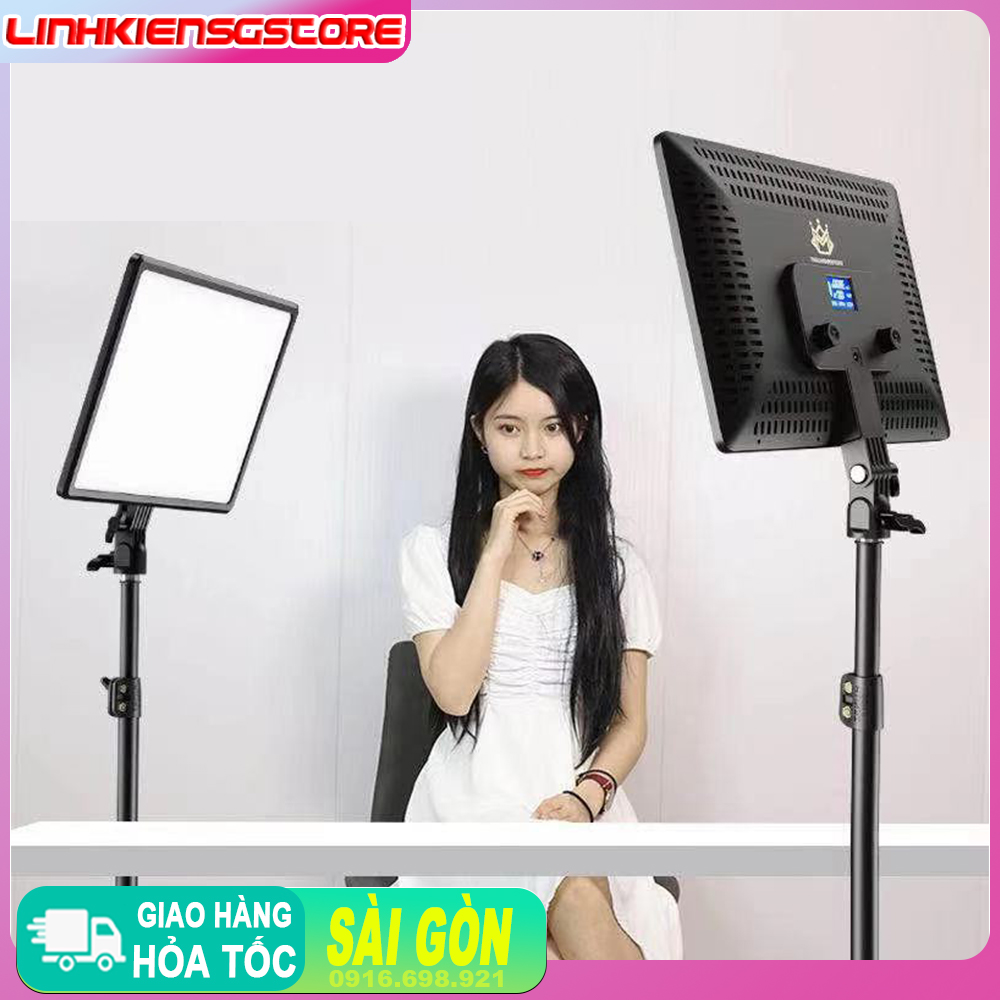 Bộ đèn Photograpphy A112 12 inch kèm chân 2 mét hỗ trợ quay phim, chụp ảnh , makeup spa ,livestream chuyên nghiệp PK-A112-2M