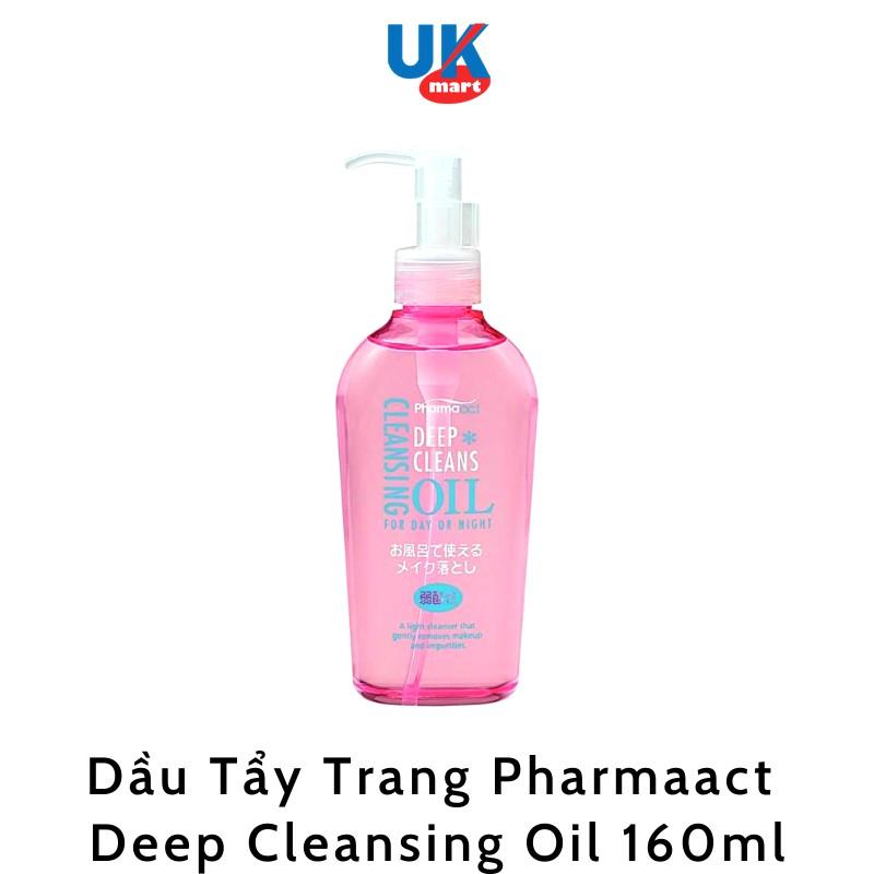 Dầu Tẩy Trang Pharmaact Deep Cleansing Oil 160ml làm sạch sâu có tác dụng dưỡng ẩm và chống lão hóa cho làn da, không gây nhờn dính Sản phẩm không gây dính rít Có mùi hương nhẹ nhàng