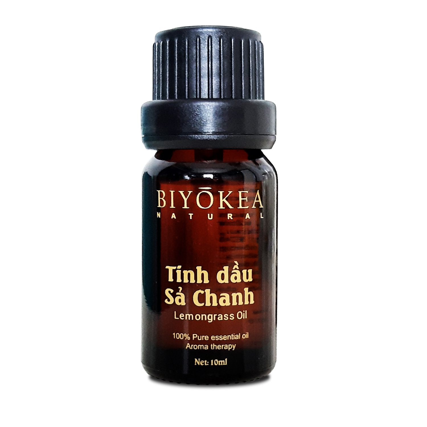 Combo 2 chai tinh dầu Sả chanh thiên nhiên Biyokea xông phòng đuổi muỗi, xông khử mùi dung tích 10ml