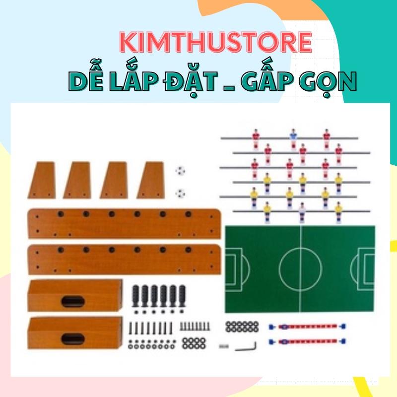 Bàn bi lắc bóng đá 6 tay cầm loại to chân cao 69x37x62cm- Trò trơi giải trí tuyệt vời