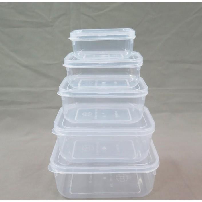 Hộp bảo quản thực phẩm bằng nhựa Việt Nhật Các size giá rẻ.