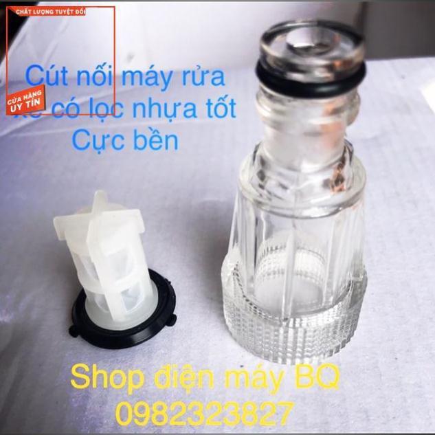 Combo 2 Cút nối khớp nối máy rửa xe có lọc loại tốt bền