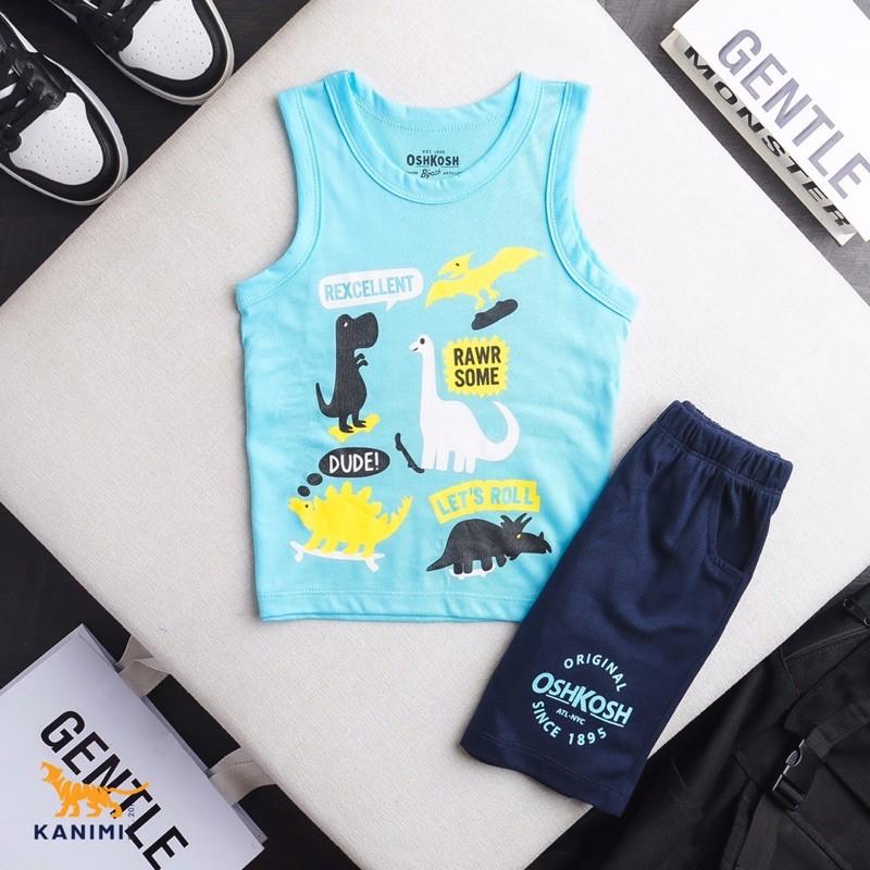 Bộ sát nách bé trai size 8-22 kg