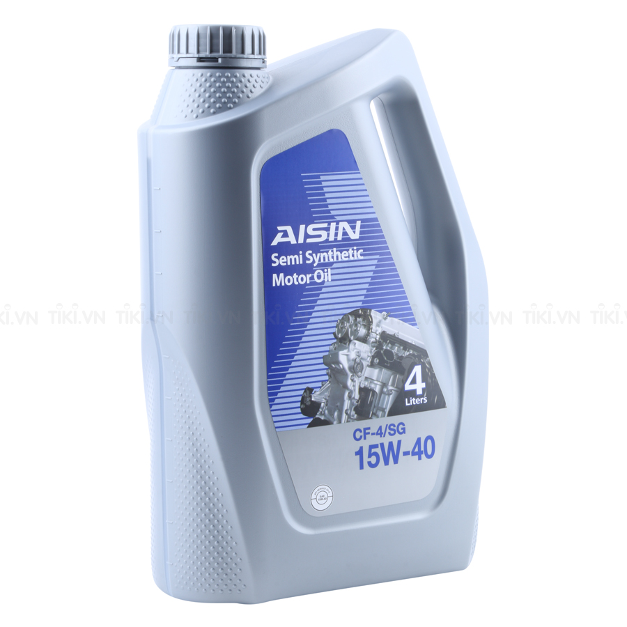 Nhớt Động Cơ AISIN ECSF1544P 15W-40 CF4 / SG Semi Synthetic (4L)