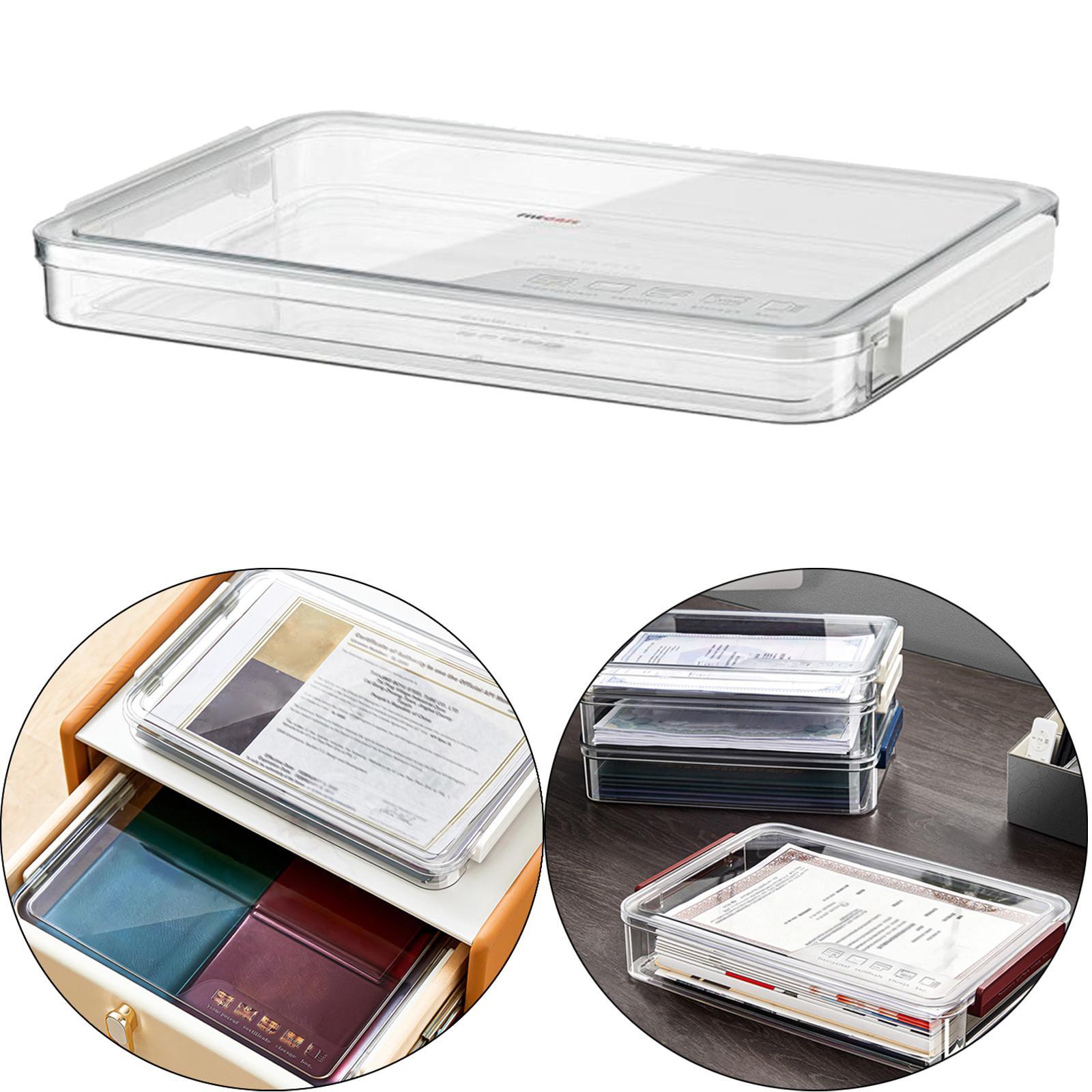 File Storage Box, File Document Storage Organizer, Letter files Storage Box, for Commercial Home Bushiness