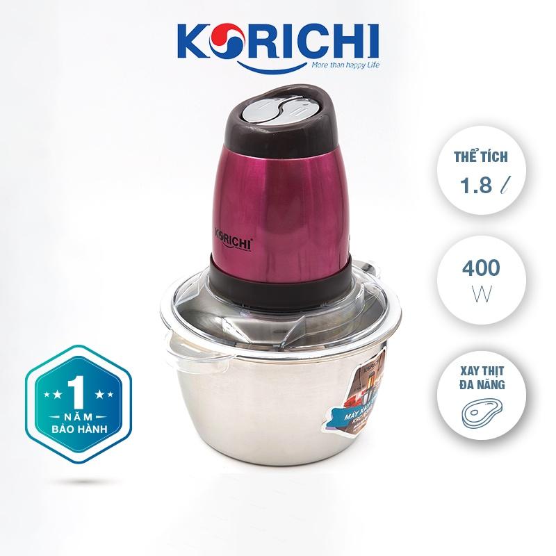 Máy xay thịt đa năng Korichi - KRC-6388 - 1.8L 400W - Hàng chính hãng