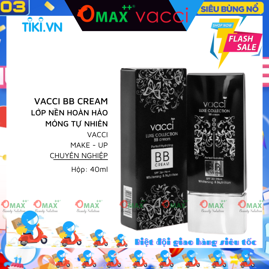 KEM PHẤN TRANG ĐIỂM CAO CẤP DƯỠNG TRẮNG DA THẾ HỆ MỚI BB CREAM DẠNG TUÝP SPF36+PA++