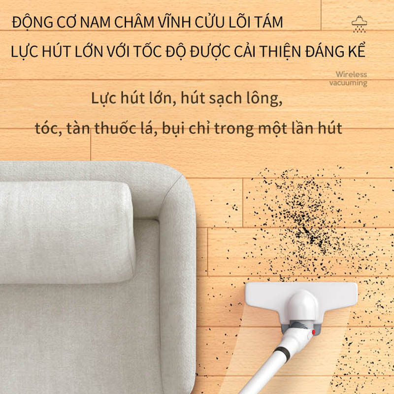 Máy hút bụi đa năng dùng cho gia đình, lực hút lớn 12000Pa, Lọc nhiều lớp, làm sạch mạnh mẽ