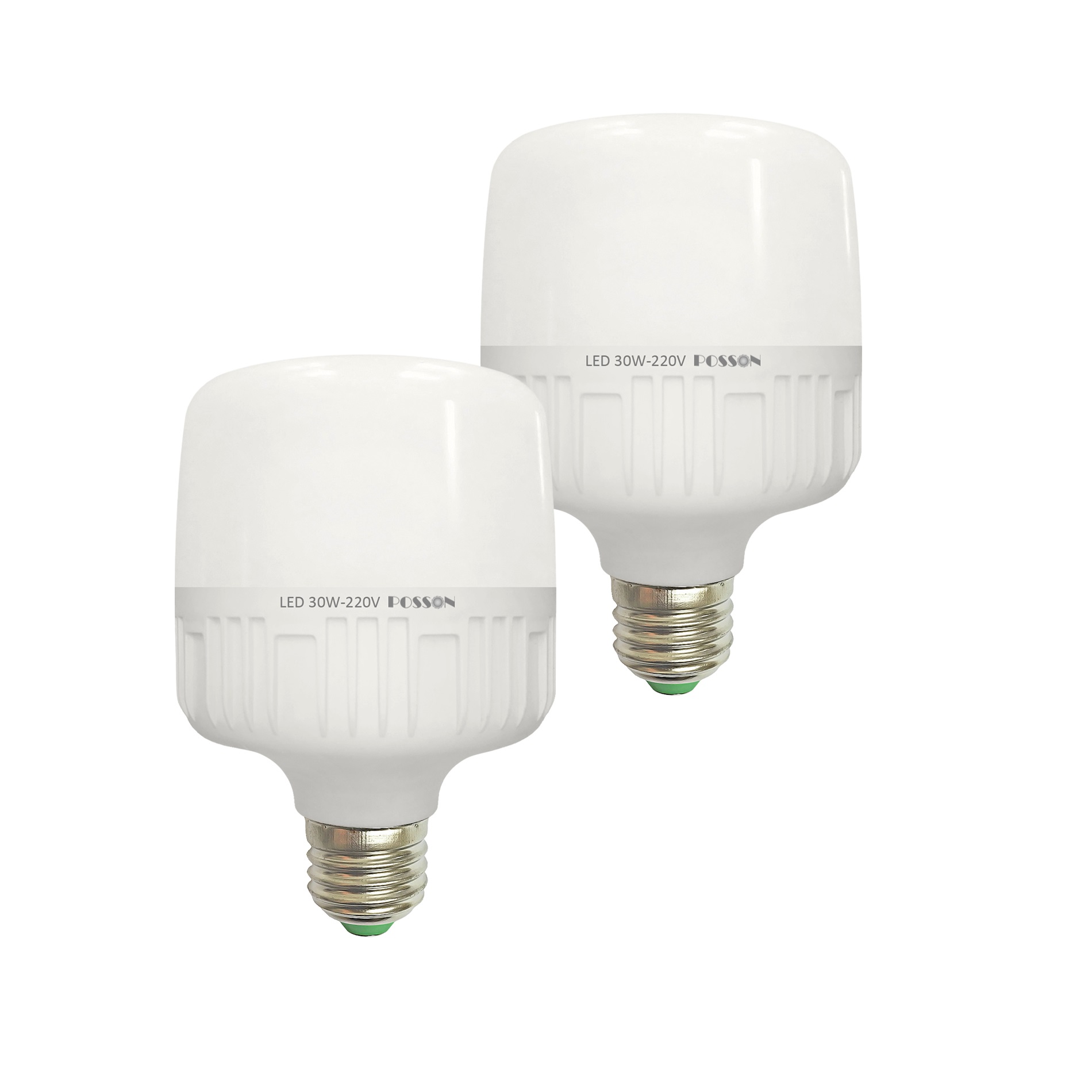 2 Bóng đèn Led trụ 30w siêu sáng tiết kiệm điện kín chống nước Posson LC-H30x