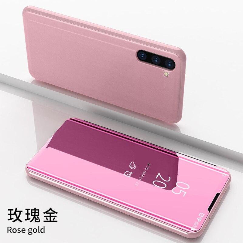 Bao Da Tráng Gương Thời Trang Cho Samsung Galaxy Note 10 9 8 S10 S9 S8 S10E Plus A7 A8 2018 A10 A20 A30 A50 A70