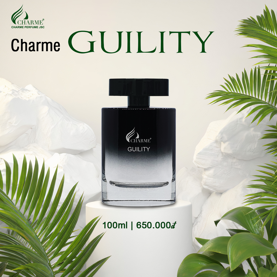 Nước Hoa Nam Lưu Hương Lâu Charme Guility Tạo Phong Cách Bí Ẩn Thanh Lịch Cho Nam Giới Chai Test Mini 10ml