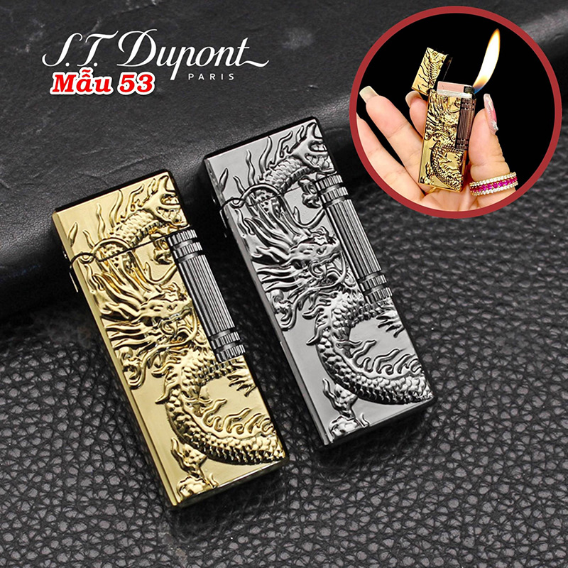 Bật Lửa Dupont Broad Hình Rồng – Xài Gas