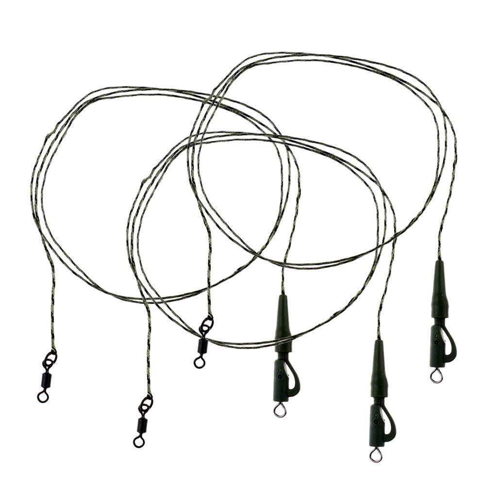 Carp Fishing Hair Rig with Lead Clip Swivel Carp Rig Fishing Tackle A001