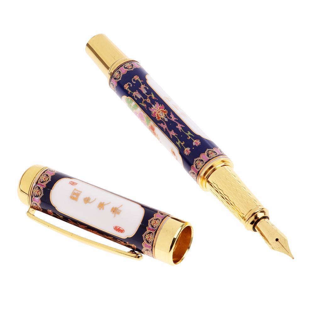 2pcs Chinese Style Ink Fountain Pen Writing Fountain Pens Student Stationery School Supplies