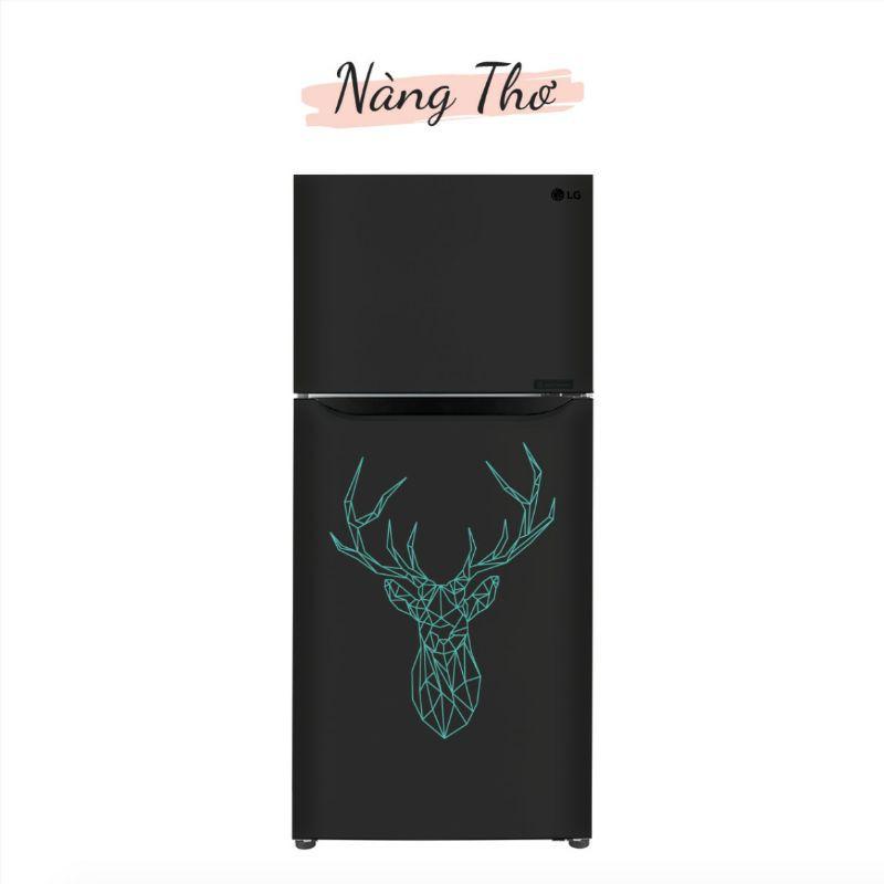 Decal dán tủ lạnh