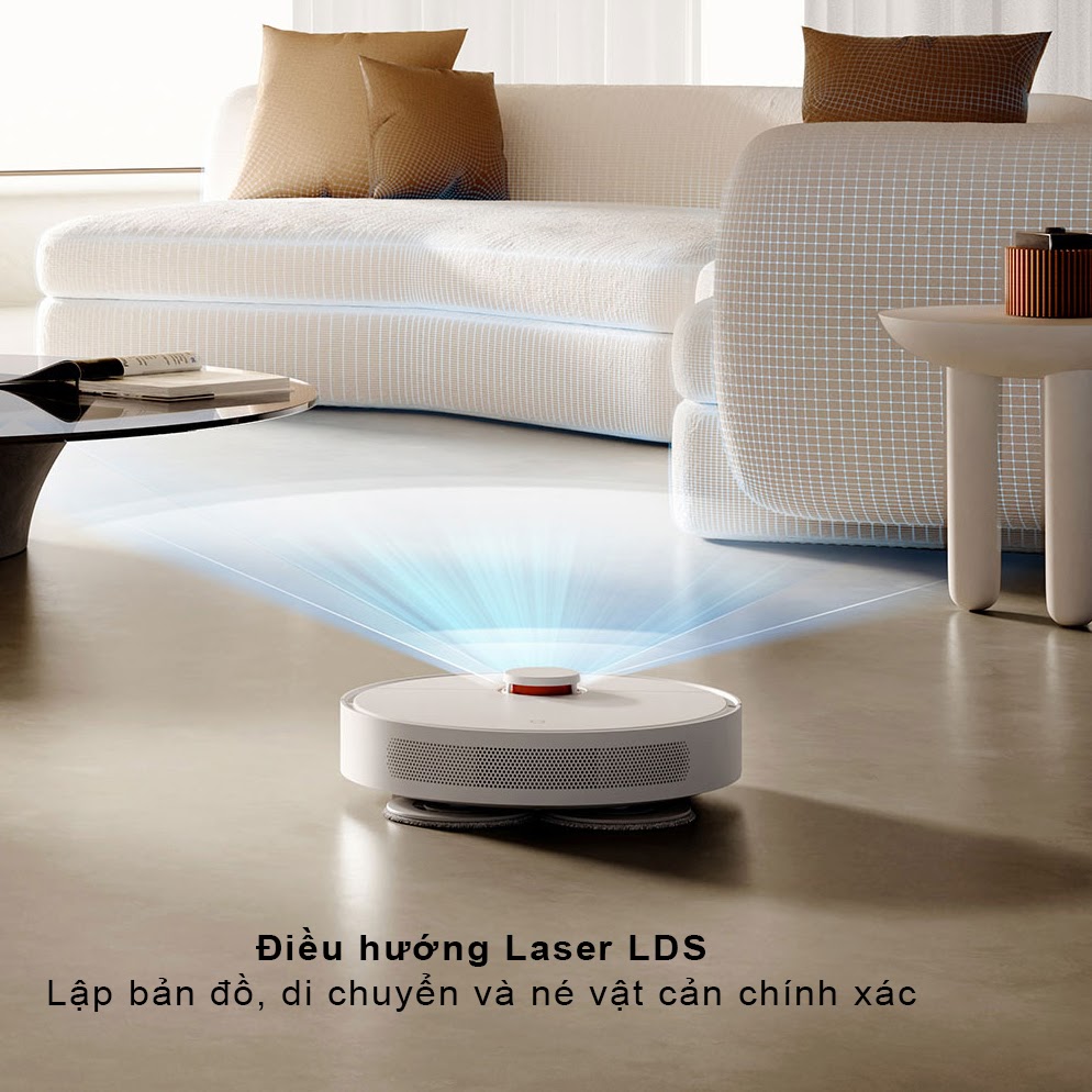 Robot Bút Bụi Lau Nhà Xiaomi Mijia 3S - 2023 Công Nghệ Lau Xoay 360 Độ Lực Hút 4000 Pa - Hàng Nhập Khẩu