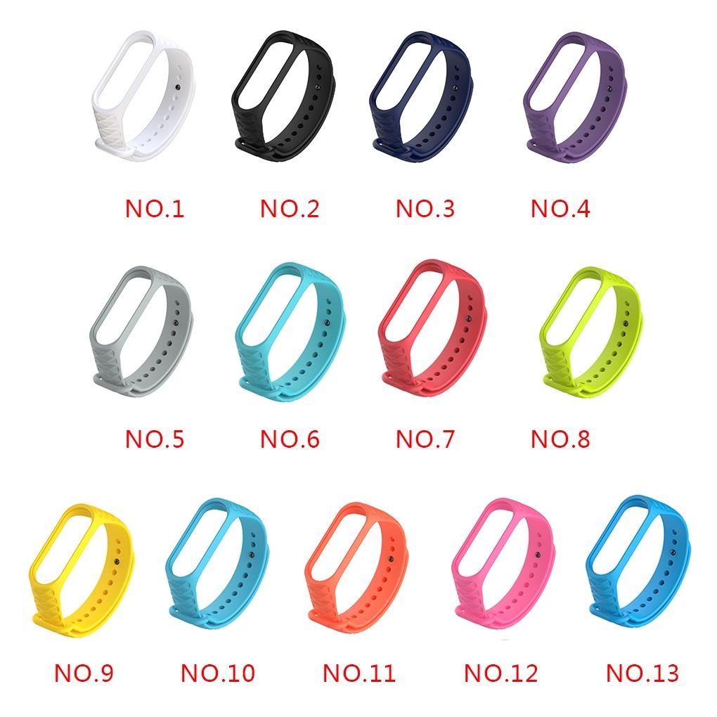 Replacement for Xiaomi Mi Band 4 3 Watch Band Wristband Anti-lost TPU Silicone Wrist Strap Bracelet【vollter1