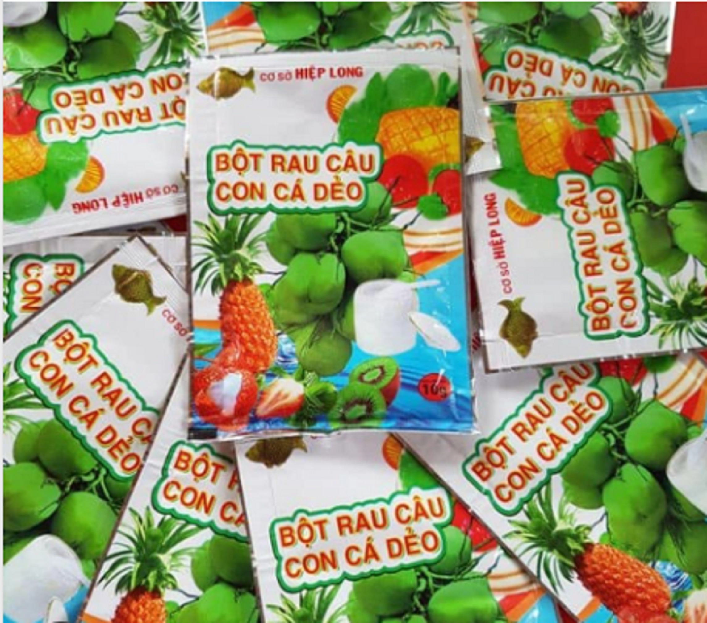 1 Gói Bột Rau Câu Con Cá Dẻo Hiệp Long 10gram/gói