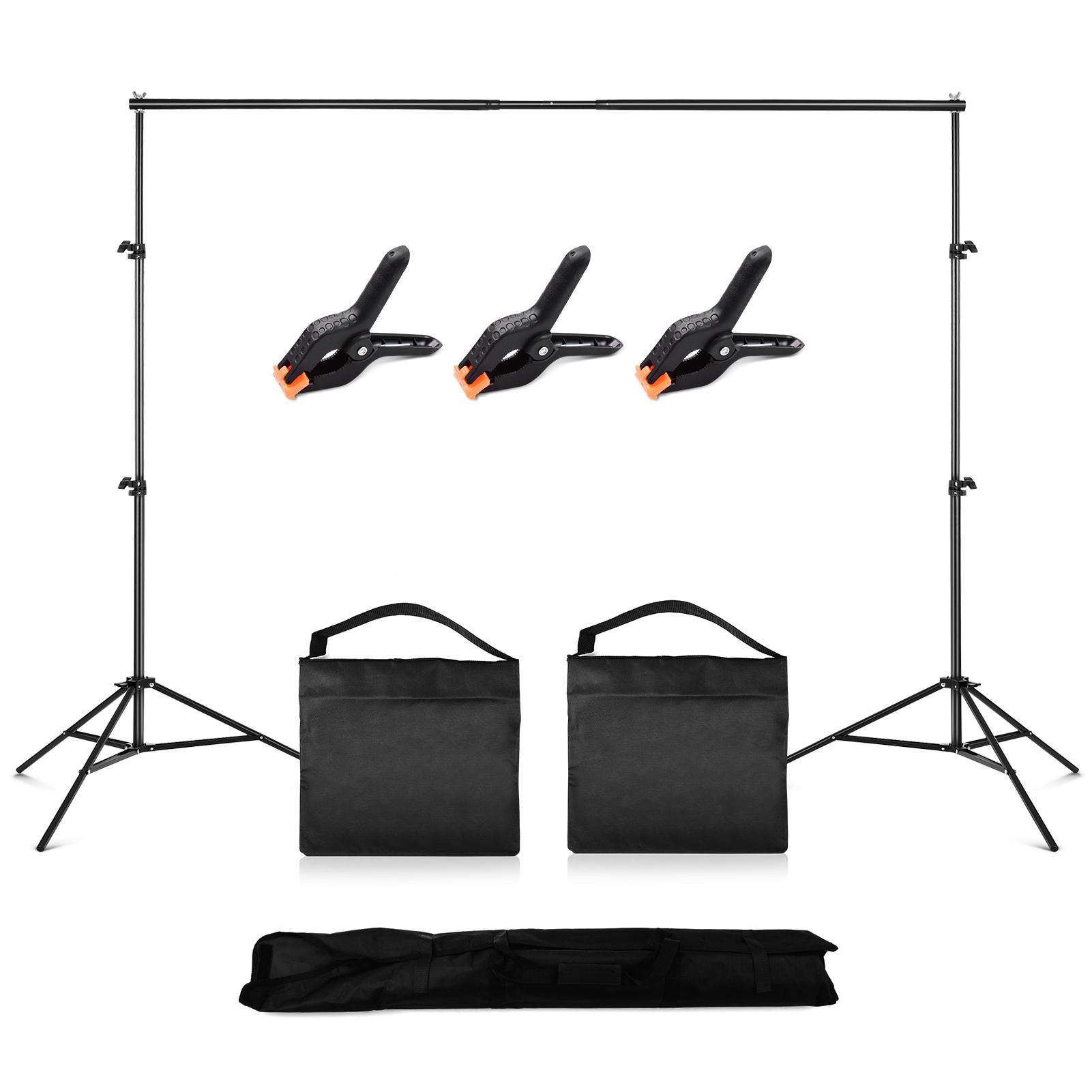 Giá đỡ phông nền hợp kim nhôm có thể điều chỉnh hỗ trợ chụp ảnh trong studio kích thước 2 * 3 Mét / 6,6 * 10 Feet
