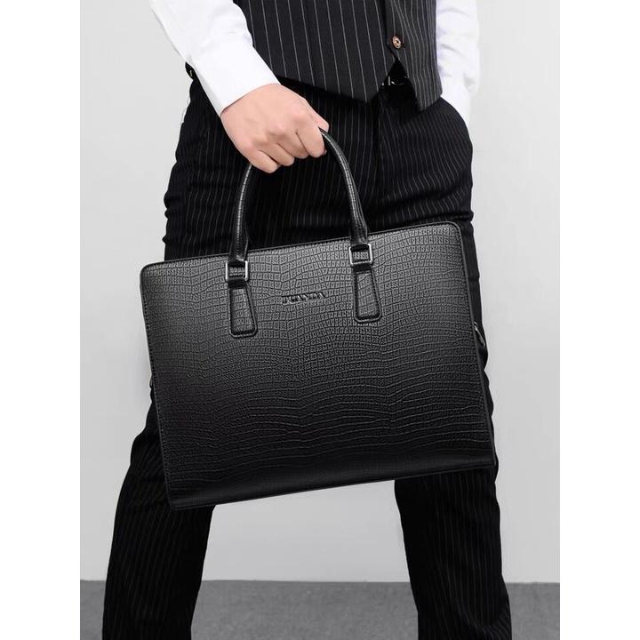 Cặp Văn Phòng . Cặp Da Công Sở Cao Cấp PUANDA ,Chất liệu Da Cao Cấp ,Đựng Laptop