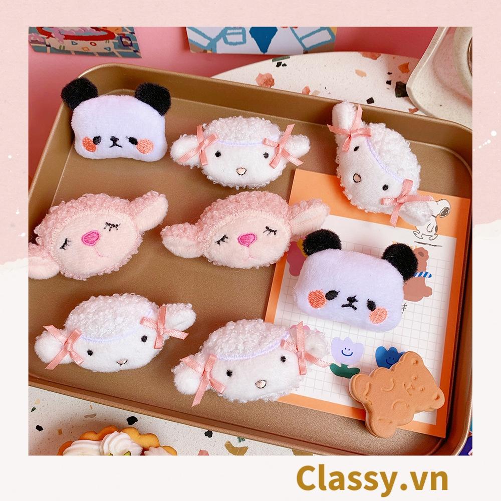 Pin Cài Áo, Balo, Móc chìa khóa Classy bằng bông , Thú Bông Hoạt Hình Dễ Thương PK648