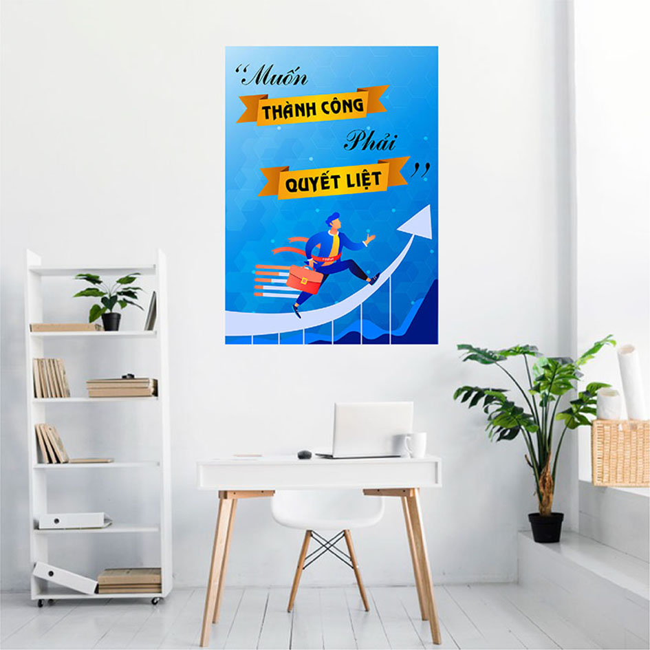 Decal trang trí Slogan trang trí văn phòng công ty số 22