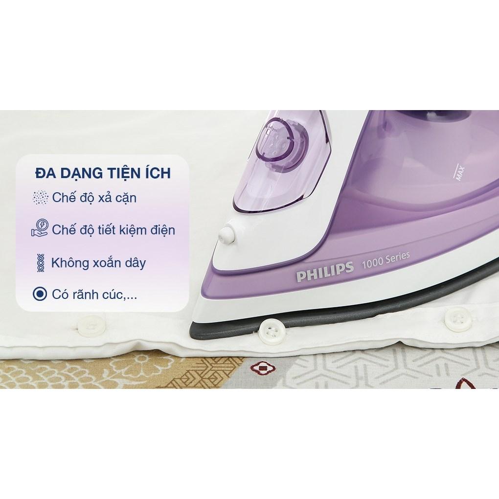 Bàn Ủi Hơi Nước Philips DST1040/30, 2000w - Mặt Đế Ceramic, Hàng Chính Hãng