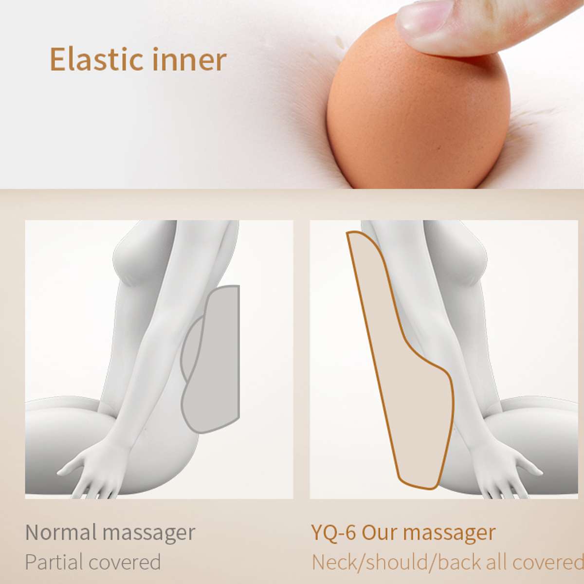 Gối massage ô tô cao cấp , thư giãn chống mỏi lưng dễ chịu phục hồi sức khỏe AM-509
