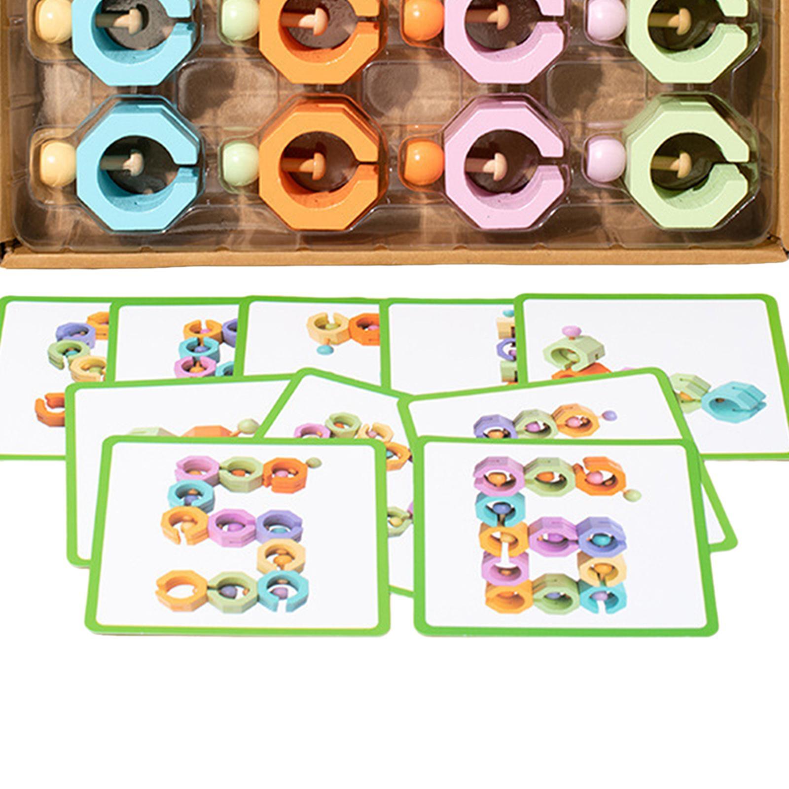 Montessori Shape Matching Game Educational Puzzle Toy for Boy Toddlers Girls