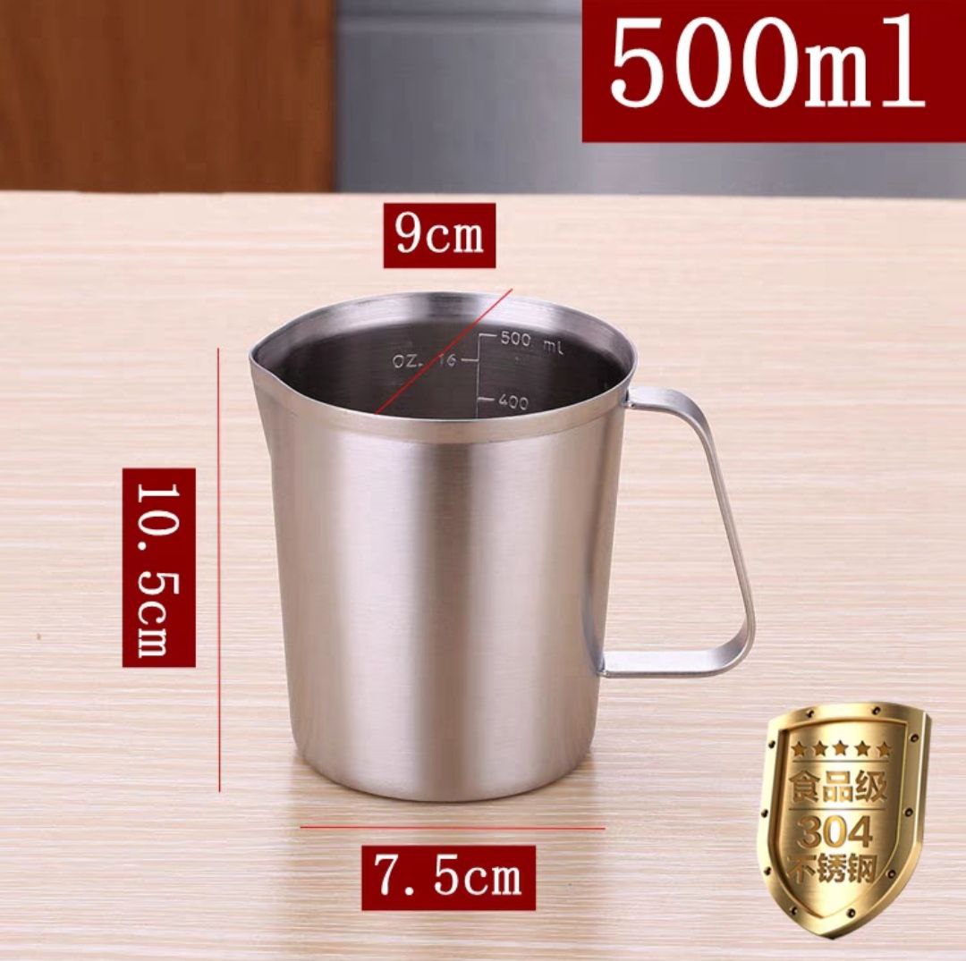 Ca đong định lượng Ca đong có vạch công nghệ CNC dõ nét Inox sus 304 cao cấp