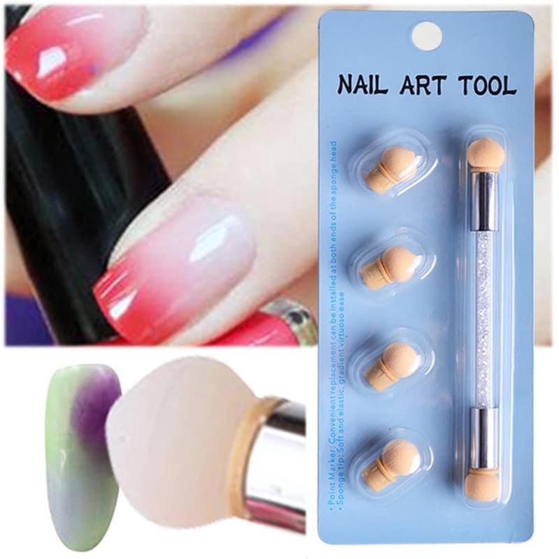 Cọ Dặm Ombre 2 Đầu Cán Đá dành cho Nail 38k/1 cấy