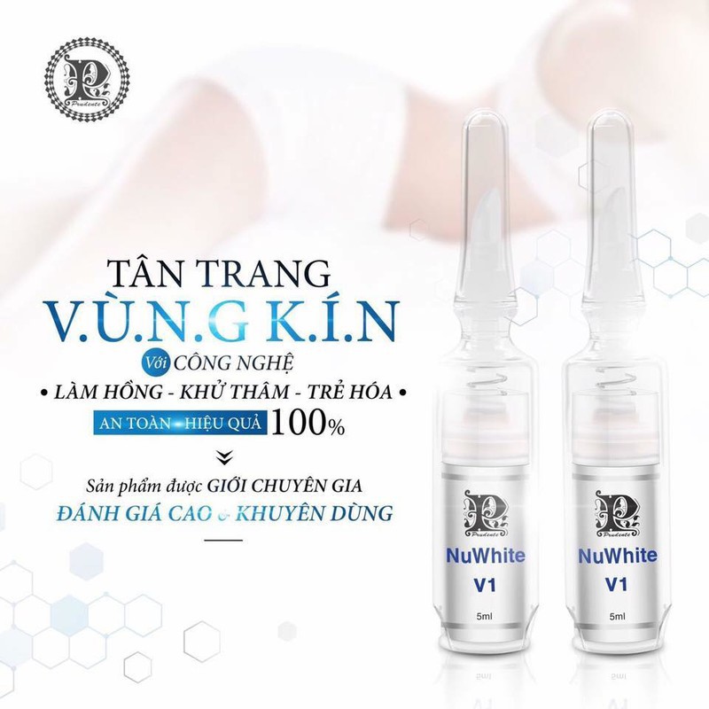 Kem trẻ hóa, làm hồng môi cô bé Nuwhite V1 Mibiti Prudente 5 ml