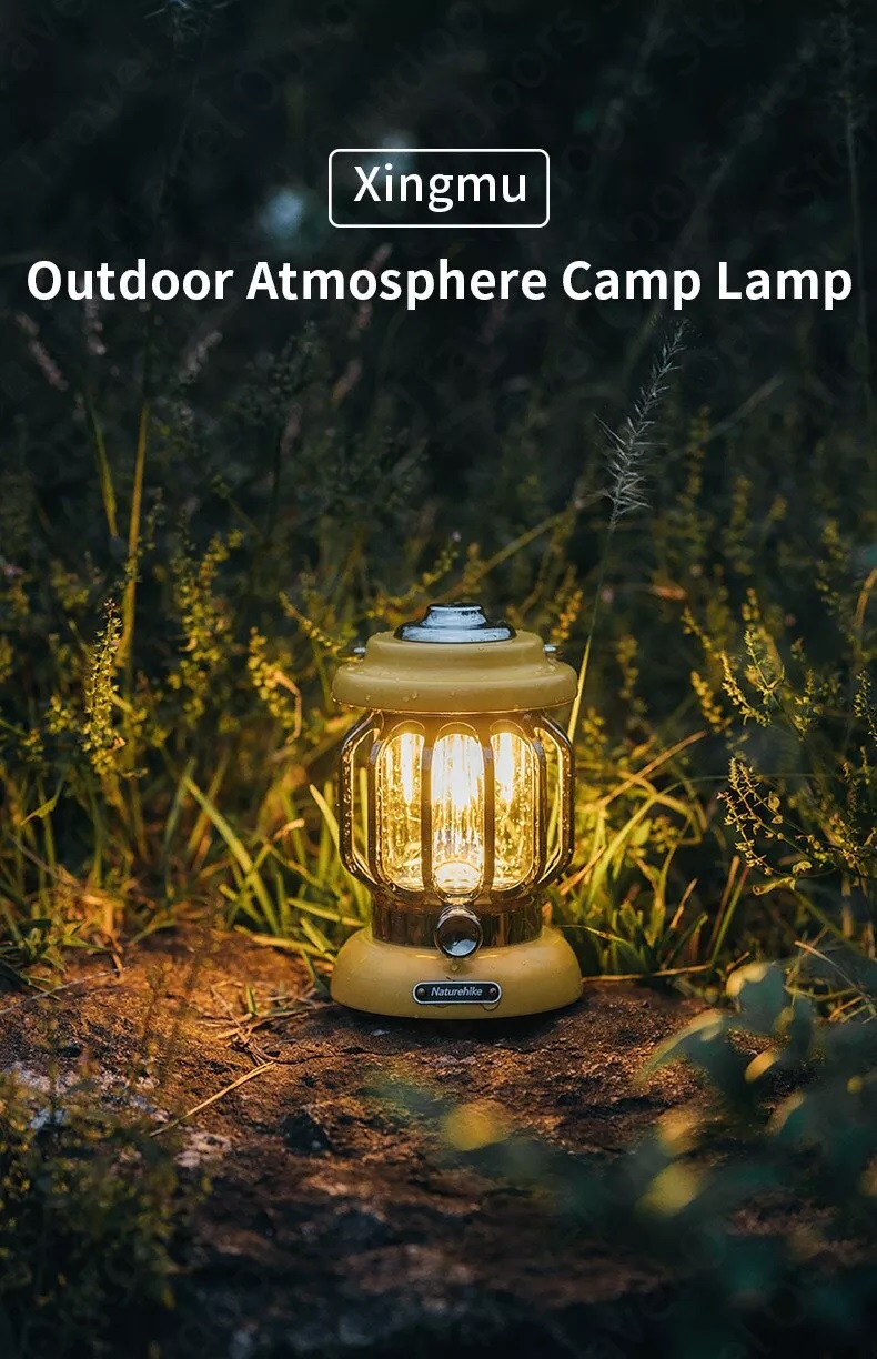 Đèn cắm trại, đèn báo bão, đèn treo lều, đèn măng xông NH21ZM008 Retro (Outdoor atmosphere camping lights)